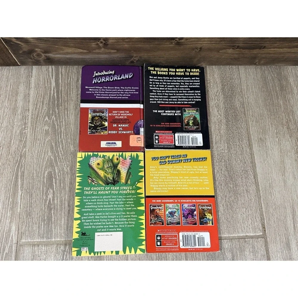 R.L. Stine 1st Print Edition Goosebumps Book Bundle - Assorted Lot - Horrorcore